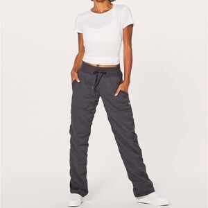 Lululemon Dance Studio Pant (Regular) (Lined 32")
Dark Carbon, size 10